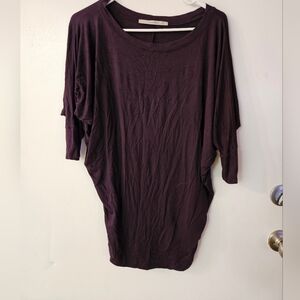 41 Hawthorn Long Sleeve Top in Deep Purple